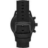  Shop Authentic Emporio Armani Mario Chronograph Quartz Black Dial Black Nylon Strap Watch For Men - AR11453 - Luxxuri