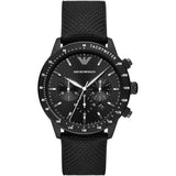  Shop Authentic Emporio Armani Mario Chronograph Quartz Black Dial Black Nylon Strap Watch For Men - AR11453 - Luxxuri