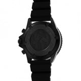  Shop Authentic Emporio Armani Diver Chronograph Quartz Green Dial Black Silicon Strap Watch For Men - AR11463 - Luxxuri