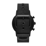  Shop Authentic Emporio Armani Luigi Chronograph Green Dial Black Mesh Bracelet Watch For Men - AR11470 - Luxxuri