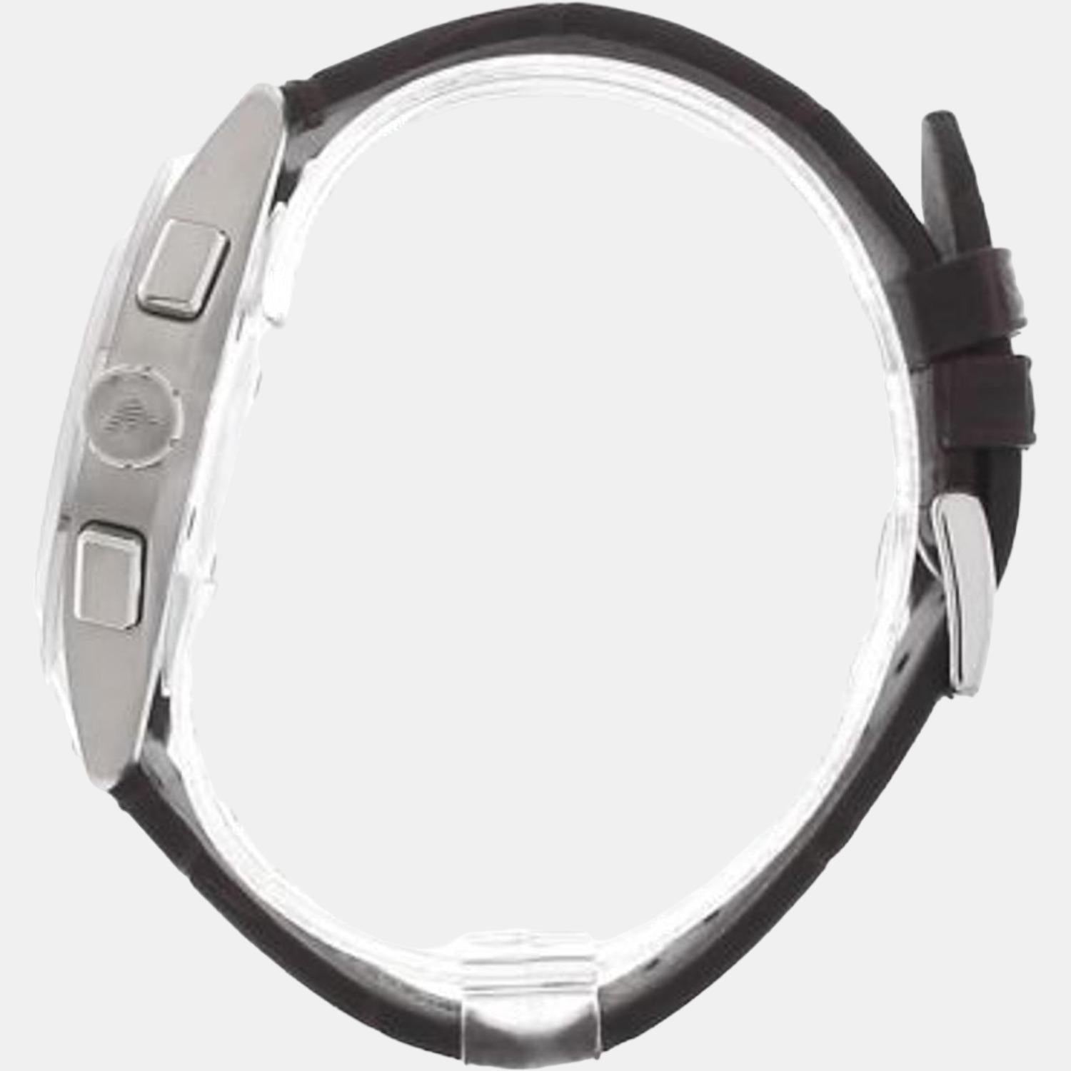  Shop Authentic Emporio Armani Claudio Chronograph Brown Dial Brown Leather Strap Watch For Men - AR11482 - Luxxuri