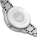  Shop Authentic Emporio Armani Cleo Crystals Mother Of Pearl Dial Silver Steel Strap Watch For Women - AR11484 - Luxxuri