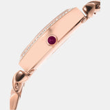  Shop Authentic Emporio Armani Two Hand Diamonds Burgundy Dial Rose Gold Steel Strap Watch For Women - AR11488 - Luxxuri