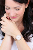  Shop Authentic Emporio Armani Cleo Mother of Pearl Dial Two Tone Steel Strap Watch For Women - AR11499 - Luxxuri