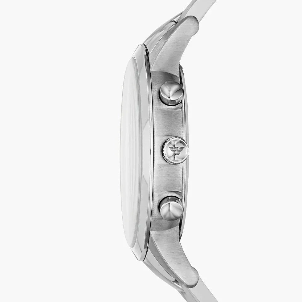  Shop Authentic Emporio Armani Renato Chronograph Green Dial Silver Steel Strap Watch For Men - AR11507 - Luxxuri