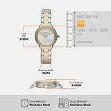  Shop Authentic Emporio Armani Mia Quartz Mother of Pearl Dial Two Tone Steel Strap Watch For Women - AR11524 - Luxxuri