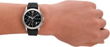  Shop Authentic Emporio Armani Paolo Chronograph Black Dial Black Leather Strap Watch For Men - AR11530 - Luxxuri