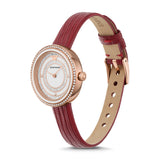  Shop Authentic Emporio Armani Two-Hand Analog White Dial Red Leather Strap Watch For Women - AR11532 - Luxxuri