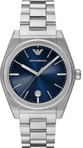  Shop Authentic Emporio Armani Frederico Analog Blue Dial Silver Steel Strap Watch for Men - AR11620 - Luxxuri