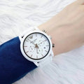  Shop Authentic Emporio Armani Classic Chronograph White Dial White Rubber Strap Watch For Men - AR1054 - Luxxuri