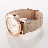  Shop Authentic Emporio Armani Valente Analog Beige Dial Beige Leather Strap Watch For Men - AR1667 - Luxxuri