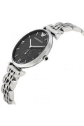  Shop Authentic Emporio Armani Retro Black Dial Silver Steel Strap Watch For Men - AR1676 - Luxxuri