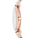  Shop Authentic Emporio Armani T Bar Gianni Classic Mother Of Pearl Dial Two Tone Steel Strap Watch For Women - AR1683 - Luxxuri
