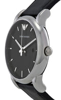  Shop Authentic Emporio Armani Classic Quartz Black Dial Black Leather Strap Watch For Men - AR1692 - Luxxuri