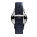  Shop Authentic Emporio Armani Classic Quartz Blue Dial Black Leather Strap Watch For Men - AR1731 - Luxxuri