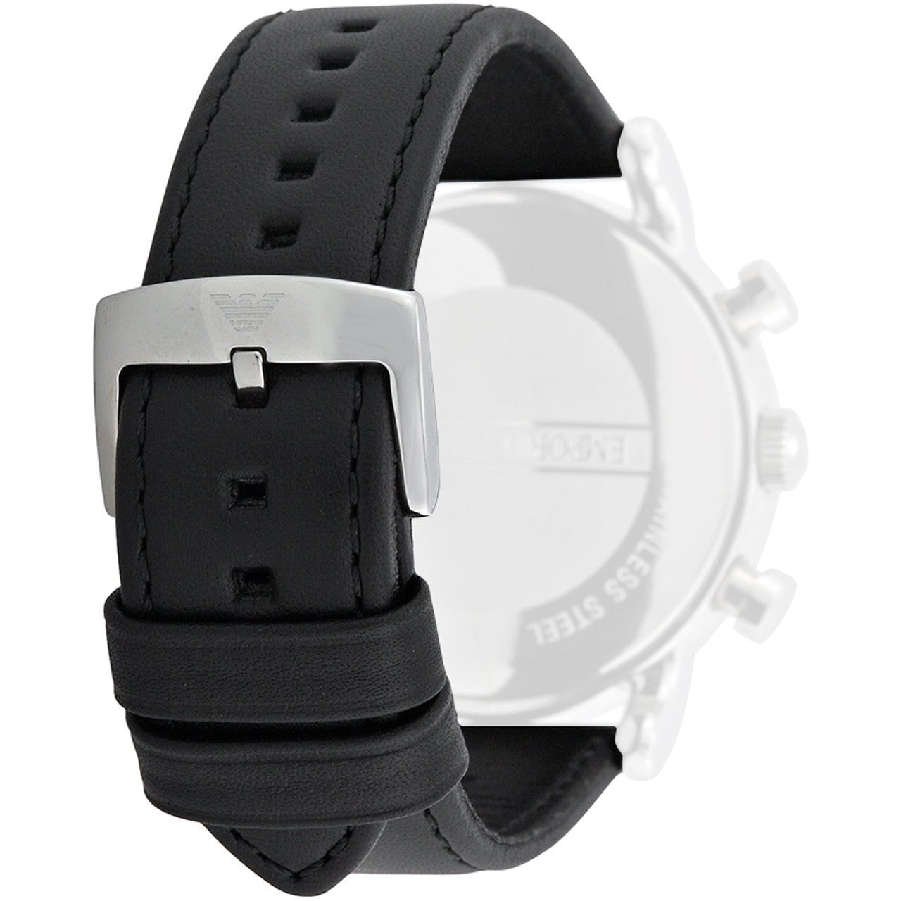  Shop Authentic Emporio Armani Classic Chronograph Black Dial Black Leather Strap Watch For Men - AR1733 - Luxxuri