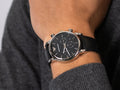  Shop Authentic Emporio Armani Classic Chronograph Black Dial Black Leather Strap Watch For Men - AR1733 - Luxxuri