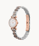  Shop Authentic Emporio Armani Gianni Mother of Pearl Dial Two Tone Steel Strap Watch For Women - AR1764 - Luxxuri