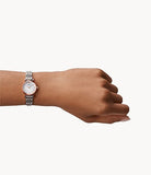  Shop Authentic Emporio Armani Gianni Mother of Pearl Dial Two Tone Steel Strap Watch For Women - AR1764 - Luxxuri
