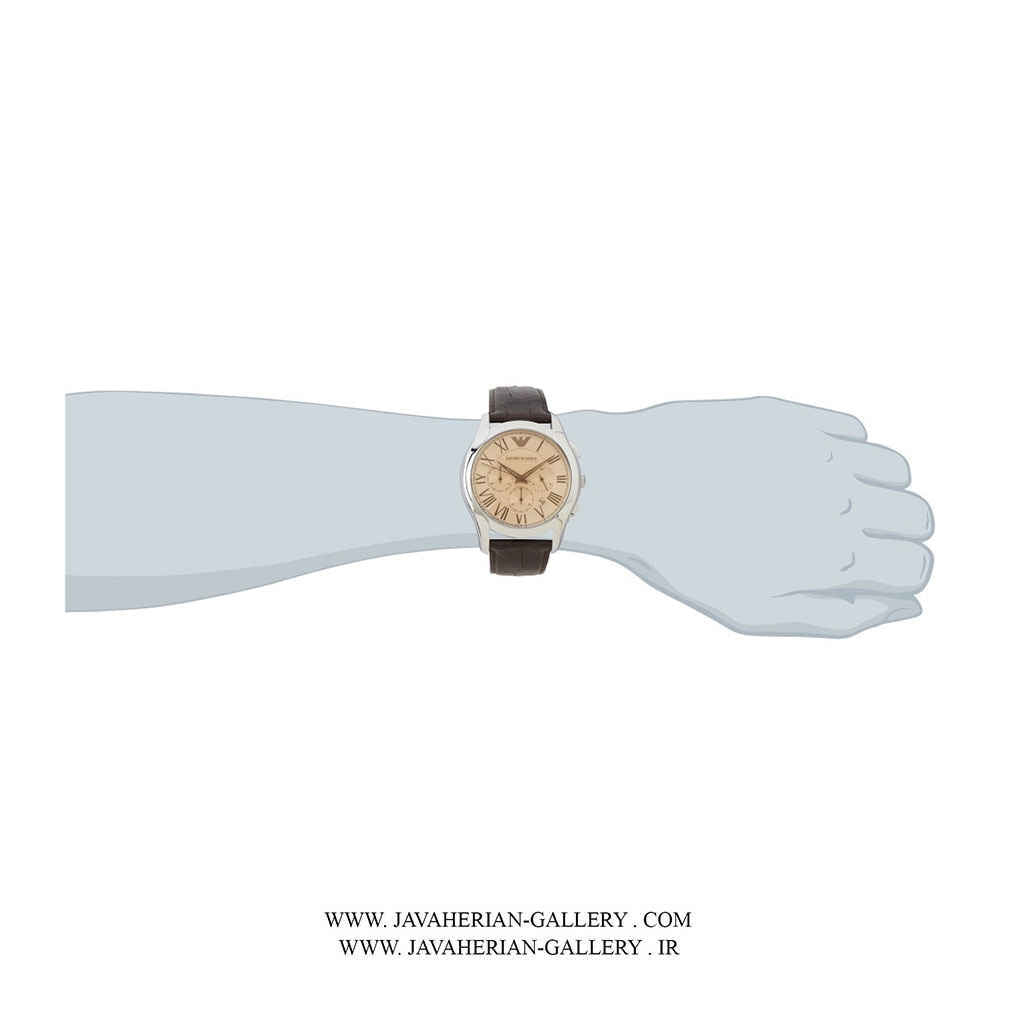  Shop Authentic Emporio Armani Valente Chronograph Brown Dial Brown Leather Strap Watch For Men - AR1785 - Luxxuri