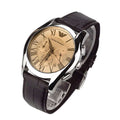  Shop Authentic Emporio Armani Valente Chronograph Brown Dial Brown Leather Strap Watch For Men - AR1785 - Luxxuri