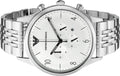  Shop Authentic Emporio Armani Classic Chronograph Silver Dial Silver Steel Strap Watch For Men - AR1879 - Luxxuri