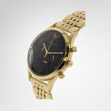  Shop Authentic Emporio Armani Classic Chronograph Black Dial Gold Steel Strap Watch For Men - AR1893 - Luxxuri