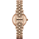  Shop Authentic Emporio Armani Gianni T Bar Mother of Pearl Rose Gold Stainless Steel Strap Watch For Women - AR1909 - Luxxuri