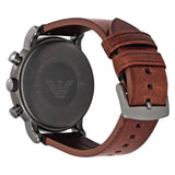  Shop Authentic Emporio Armani Classic Chronograph Black Dial Brown Leather Strap Watch For Men - AR1919 - Luxxuri