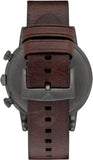  Shop Authentic Emporio Armani Classic Chronograph Black Dial Brown Leather Strap Watch For Men - AR1919 - Luxxuri