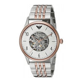  Shop Authentic Emporio Armani Meccanico White Dial Two Tone Steel Strap Watch For Men - AR1921 - Luxxuri