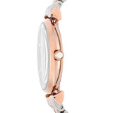 Shop Authentic Emporio Armani Gianni T Bar White Dial Two Tone Steel Strap Watch For Women - AR1926 - Luxxuri