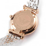  Shop Authentic Emporio Armani Gianni T Bar White Dial Two Tone Steel Strap Watch For Women - AR1926 - Luxxuri