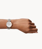  Shop Authentic Emporio Armani Gianni T Bar White Dial Two Tone Steel Strap Watch For Women - AR1926 - Luxxuri