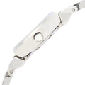Emporio Armani Gianni T Bar Quartz Silver Dial Silver Steel Strap Watch For Women - AR1935