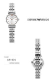  Shop Authentic Emporio Armani Gianni T Bar Quartz Silver Dial Silver Steel Strap Watch For Women - AR1935 - Luxxuri
