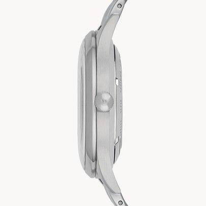  Shop Authentic Emporio Armani Meccanico Skeleton Silver Dial Silver Steel Strap Watch For Men - AR1945 - Luxxuri