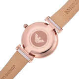  Shop Authentic Emporio Armani Gianni T Bar Mother Of Pearl Pink Dial Pink Leather Strap Watch For Women - AR1958 - Luxxuri