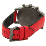  Shop Authentic Emporio Armani Luigi Chronograph Black Dial Red Leather Strap Watch For Men - AR1971 - Luxxuri