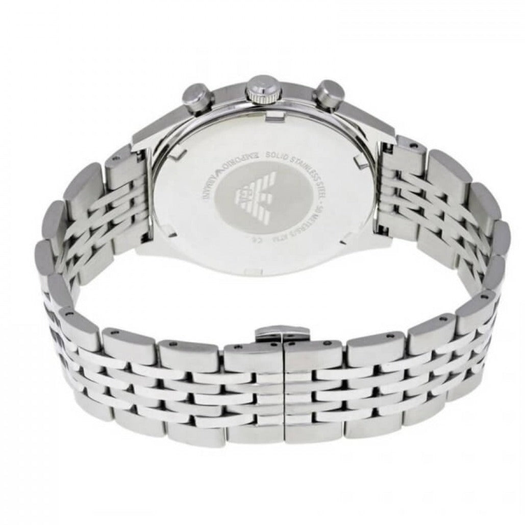  Shop Authentic Emporio Armani Luigi Chronograph Quartz Blue Dial Silver Steel Strap Watch For Men - AR1974 - Luxxuri