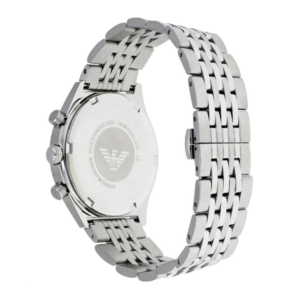  Shop Authentic Emporio Armani Luigi Chronograph Quartz Blue Dial Silver Steel Strap Watch For Men - AR1974 - Luxxuri