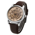  Shop Authentic Emporio Armani Luigi Meccanico Brown Dial Brown Leather Strap Watch For Men - AR1982 - Luxxuri