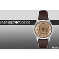  Shop Authentic Emporio Armani Luigi Meccanico Brown Dial Brown Leather Strap Watch For Men - AR1982 - Luxxuri