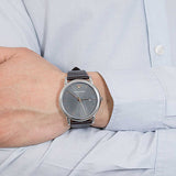  Shop Authentic Emporio Armani Luigi Quartz Gray Dial Brown Leather Strap Watch For Men - AR1996 - Luxxuri