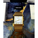  Shop Authentic Emporio Armani Super Slim Quartz White DIal Gold Mesh Bracelet Watch For Women - AR2017 - Luxxuri