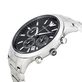  Shop Authentic Emporio Armani Classic Chronograph Black Dial Silver Steel Strap Watch For Men - AR2434 - Luxxuri