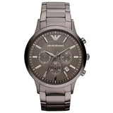  Shop Authentic Emporio Armani Classic Chronograph Grey Dial Grey Steel Strap Watch For Men - AR2454 - Luxxuri