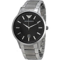  Shop Authentic Emporio Armani Sportivo Black Dial Silver Stainless Steel Watch For Men - AR2457 - Luxxuri