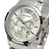  Shop Authentic Emporio Armani Renato Chronograph Cream Dial Silver Steel Strap Watch For Men - AR2458 - Luxxuri
