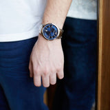  Shop Authentic Emporio Armani Renato Blue Dial Silver Steel Strap Watch For Men - AR2477 - Luxxuri